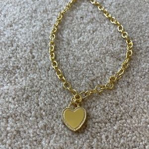 NWOT Gorjana Gold Heart Necklace